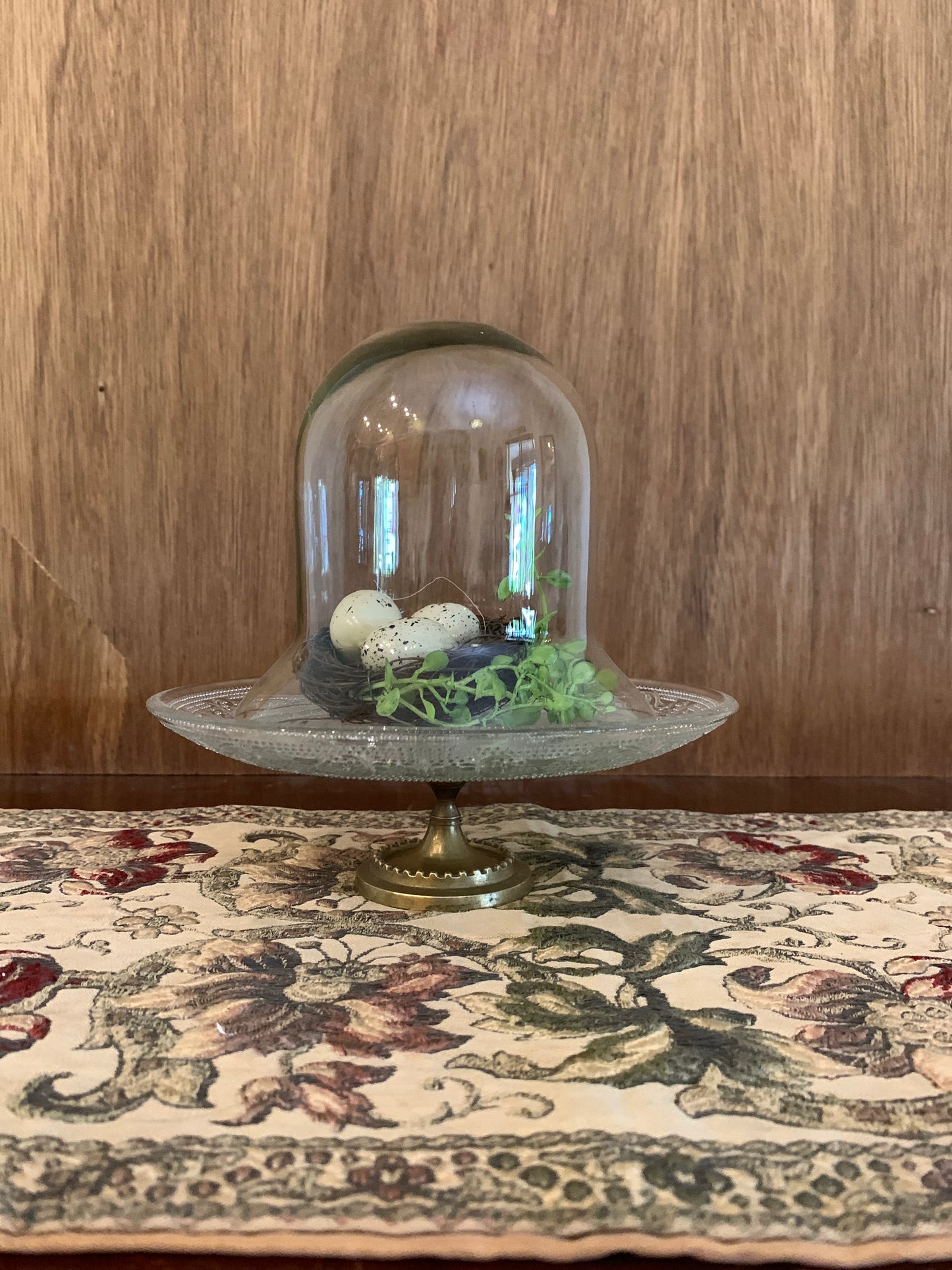 Glass Stand with Cloche