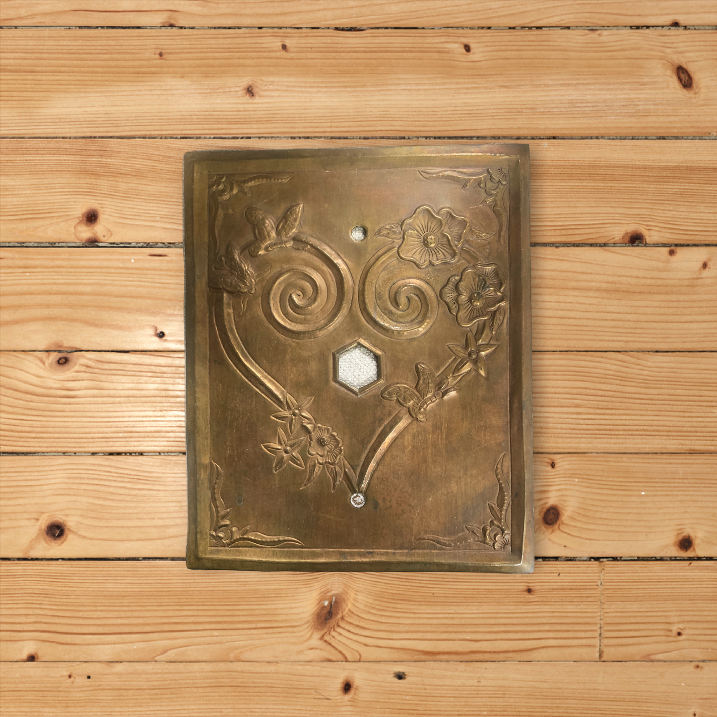 Stamped Brass Wall Plate
