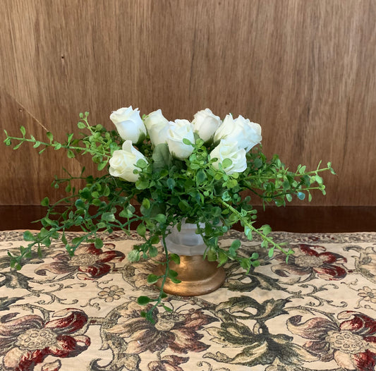 Flower Candle Holder with Floral