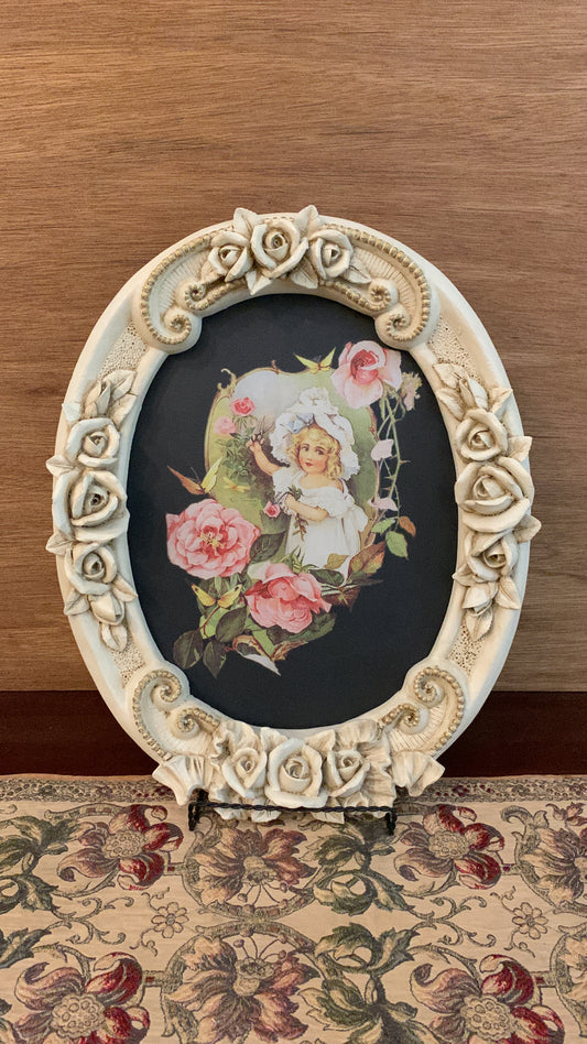 Vintage Inspired Frame with Art