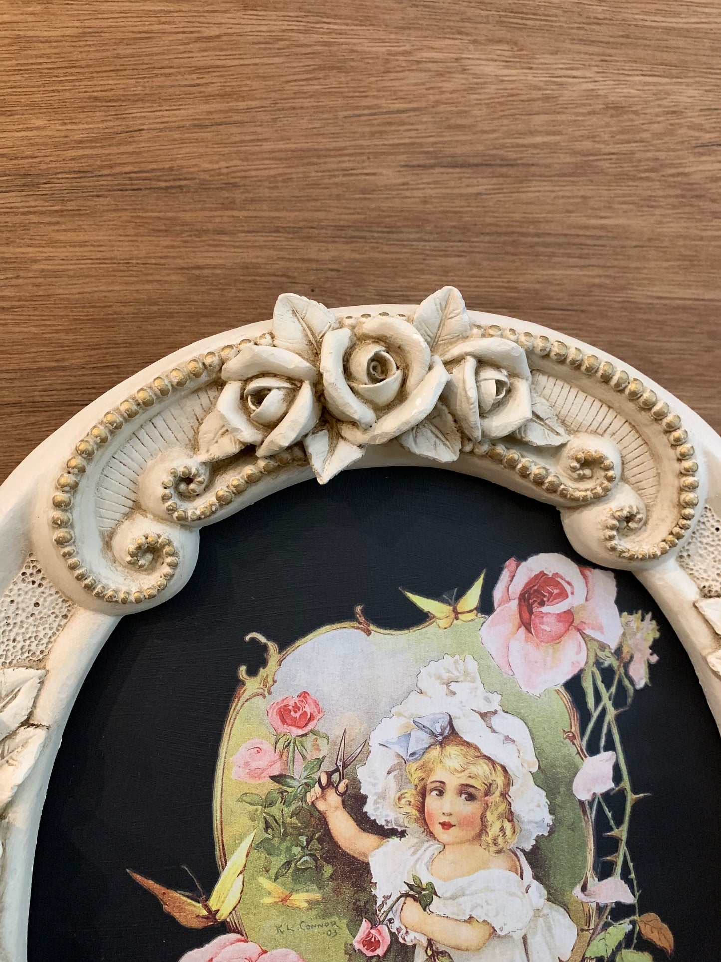 Vintage Inspired Frame with Art