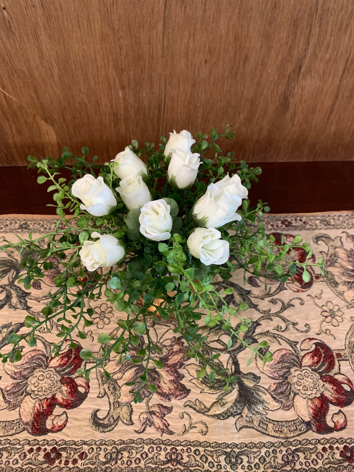 Flower Candle Holder with Floral